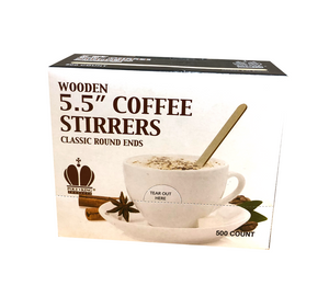 Wooden Coffee Stirrers (Round Ends)