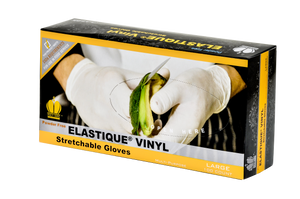 Powder-Free Elastique Vinyl Gloves