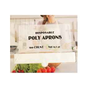24 x 42 Poly (LDPE) Disposable Aprons