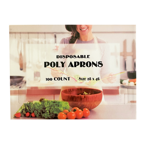 28 x 46 Poly (LDPE) Disposable Aprons