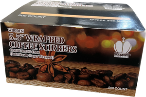 5.5" Coffee Stirrers (Individually Paper Wrapped)